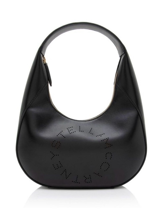 Stella McCartney Handbags - Stella McCartney Small Perforated Logo Hobo Bag